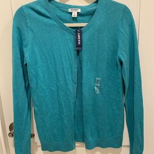 Women’s blue cardigan